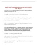 NCM 117 Exam &vert; UPDATED Questions with 100&percnt; Correct Answers &vert; Verified Solutions
