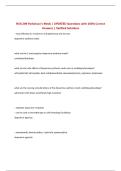 NSG 209 Parkinson's Meds &vert; UPDATED Questions with 100&percnt; Correct Answers &vert; Verified Solutions