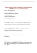 NSG 209 Pregnancy&sol;Newborn Complications &vert; UPDATED Questions with 100&percnt; Correct Answers &vert; Verified Solutions