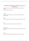 NSG 209 test &num;1 &vert; UPDATED Questions with 100&percnt; Correct Answers &vert; Verified Solutions