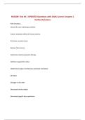 NSG209- Test &num;4 &vert; UPDATED Questions with 100&percnt; Correct Answers &vert; Verified Solutions