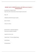 BUNDLE FOR NSG209- Test 1&comma; 3&comma;4 & 5 EXAMS   &vert;  ALL  Questions with 100&percnt; Correct Answers UPDATED 