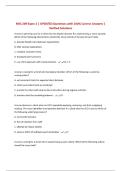 NSG 209 Exam 2 &vert; UPDATED Questions with 100&percnt; Correct Answers &vert; Verified Solutions