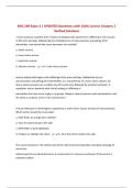 NSG 209 Exam 3 &vert; UPDATED Questions with 100&percnt; Correct Answers &vert; Verified Solutions
