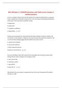 NSG 209 Exam 5 &vert; UPDATED Questions with 100&percnt; Correct Answers &vert; Verified Solutions