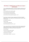 NSG 209 Exam 3 &vert; UPDATED Questions with 100&percnt; Correct Answers &vert; Verified Solutions