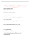 NSG 209 exam 3 &vert; UPDATED Questions with 100&percnt; Correct Answers &vert; Verified Solutions