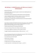 NSG 209 Exam 1 &vert; UPDATED Questions with 100&percnt; Correct Answers &vert; Verified Solutions