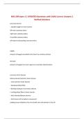 NSG 209 exam 2 &vert; UPDATED Questions with 100&percnt; Correct Answers &vert; Verified Solutions