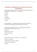 NSG 209 exam 5 &vert; UPDATED Questions with 100&percnt; Correct Answers &vert; Verified Solutions