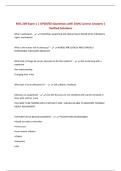 BUNDLE FOR NSG 209  EXAMS 1& 2   &vert;  ALL  Questions with 100&percnt; Correct Answers UPDATED 