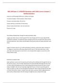 NSG 209 Exam 3 &vert; UPDATED Questions with 100&percnt; Correct Answers &vert; Verified Solutions