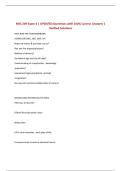 NSG 209 Exam 3 &vert; UPDATED Questions with 100&percnt; Correct Answers &vert; Verified Solutions
