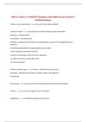 NUR 117 Exam 4 &vert; UPDATED Questions with 100&percnt; Correct Answers &vert; Verified Solutions