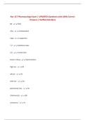 Nur 117 Pharmacology Exam &vert; UPDATED Questions with 100&percnt; Correct Answers &vert; Verified Solutions
