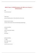 BUNDLE FOR NUR 117  EXAMS   &vert;  ALL  Questions with 100&percnt; Correct Answers UPDATED 
