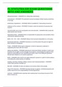 FL STATUTES-220 EXAM QUESTIONS WITH AND ANSWERS