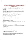 NURS 117 Exam &vert; UPDATED Questions with 100&percnt; Correct Answers &vert; Verified Solutions