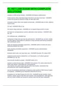 FL VET LAW EXAM WITH COMPLETE SOLUTIONS