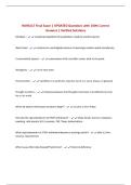 NURS117 Final Exam &vert; UPDATED Questions with 100&percnt; Correct Answers &vert; Verified Solutions