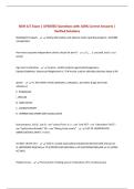 NUR 117 Exam &vert; UPDATED Questions with 100&percnt; Correct Answers &vert; Verified Solutions