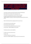 2025&sol;2026 IHSA BASKETBALL RULES TEST - PART 1 EXAM QUESTIONS WITH CORRECT ANSWERS RATED A&plus; SURE PASS&excl;&excl;&excl;