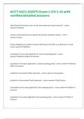 ACCT 4421 &lpar;GOVT&rpar; Exam 1 &lpar;Ch 1-4&rpar; with verified detailed answers