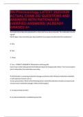 RN Pharmacology LATEST 2025&sol;2026 ACTUAL EXAM 242 QUESTIONS AND ANSWERS WITH RATIONALES &lpar;VERIFIED ANSWERS&rpar; &vert;ALREADY GRADED A&plus;