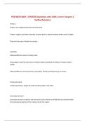 PCB 3063 EXAM &vert; UPDATED Questions with 100&percnt; Correct Answers &vert; Verified Solutions