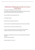 PCB 3063 EXAM &vert; UPDATED Questions with 100&percnt; Correct Answers &vert; Verified Solutions