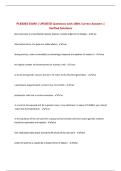 PCB3063 EXAM &vert; UPDATED Questions with 100&percnt; Correct Answers &vert; Verified Solutions