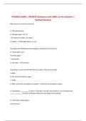PCB3063 EXAM &vert; UPDATED Questions with 100&percnt; Correct Answers &vert; Verified Solutions