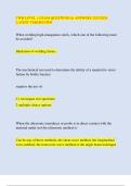 CWB LEVEL 1 EXAM QUESTIONS & ANSWERS 2025&sol;2026 LATEST VERSION&period;PDF