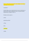 CPCU 551 PRACTICE QUESTIONS AND CORRECT DETAILED  ANSWERSS UPDATE QUIZ-S
