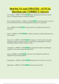 final bio 111 ecpi UPDATED   ACTUAL    Questions and  CORRECT Answers