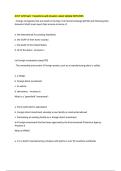 ACCT 425 Exam 1 Questions and Answers Latest Update 2025-2026
