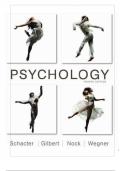TESTBANK FOR PSYCHOLOGY 4TH EDITION BY  DANIEL&period;L SCHATER LATEST UPDATE 2025 A&plus; GUARANTEE