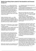 NU272 Case Study&colon; Burns &lpar;week 3&rpar; Test Questions and Answers Graded A&plus;
