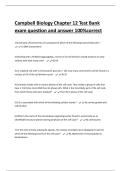 Campbell Biology Chapter 12 Test Bank exam question and answer 100&percnt;correct