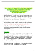 HESI PN Pediatrics &lpar;Peds&rpar; Exam Prep &vert; 82 Practice Questions with Correct Answers and Detailed Rationales