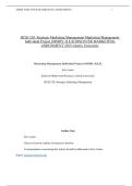 BUSI 520&colon; Strategic Marketing Management Marketing Management Individual Project &lpar;MMIP&rpar;&colon; H&period;E&period;B DISCOVER MARKETING ASSIGNMENT 2025 Liberty University