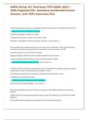 AORN Periop 101 Final Exam Test Bank &lpar;2025&sol;2026&rpar; &ndash; 250&plus; Updated Questions with Verified Correct Answers &vert; 100&percnt; Pass Guarantee