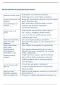 BSN 366 HESI RN Exit Exam Questions and Answers 