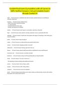 CLA204 Final Exam &lpar;Cumulative&rpar; with all Correct & 100&percnt; Verified Answers&vert; Actual Complete Exam&vert; Already Graded A&plus;