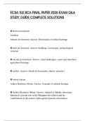 ECSA 102 BCA FINAL PAPER 2026 EXAM Q&A STUDY GUIDE COMPLETE SOLUTIONS