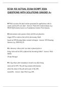 ECSA 102 ACTUAL EXAM SCRIPT 2026 QUESTIONS WITH SOLUTIONS GRADED A&plus;