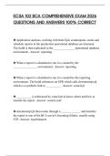 ECSA 102 BCA COMPREHENSIVE EXAM 2026 QUESTIONS AND ANSWERS 100&percnt; CORRECT