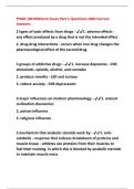 PHAR 100 Midterm Exam Part 1 Questions AND Correct Answers