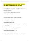 Data Storage Associate Certification Exam QUESTIONS AND ANSWERS NEWEST RATED A&plus; 2025&sol;2026 