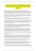 CLM 023 Ability One Exam with All Correct & 100&percnt; Verified Answers&vert; Actual Complete Exam&vert; Already Graded A&plus;